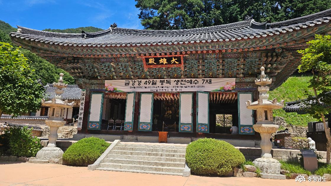 <뜨거운 여름날의 바람 따라 계곡 따라 공주 동학사의 하루>