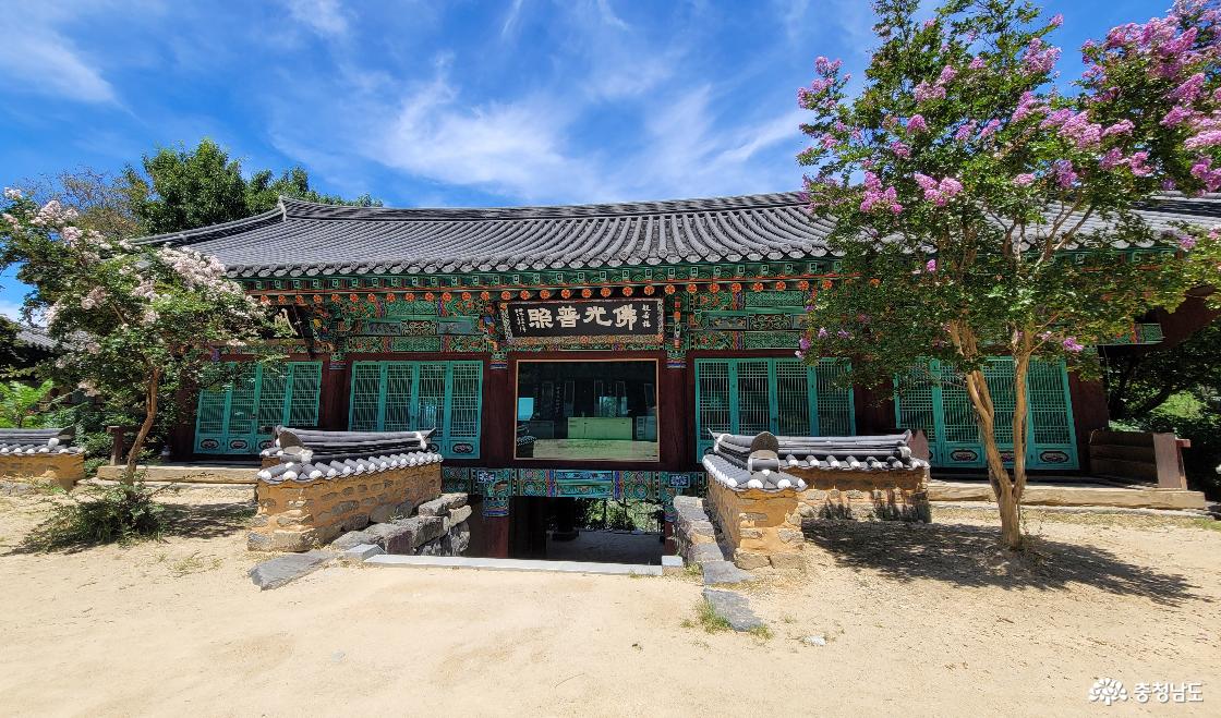천년고찰 논산 관촉사 명곡루.