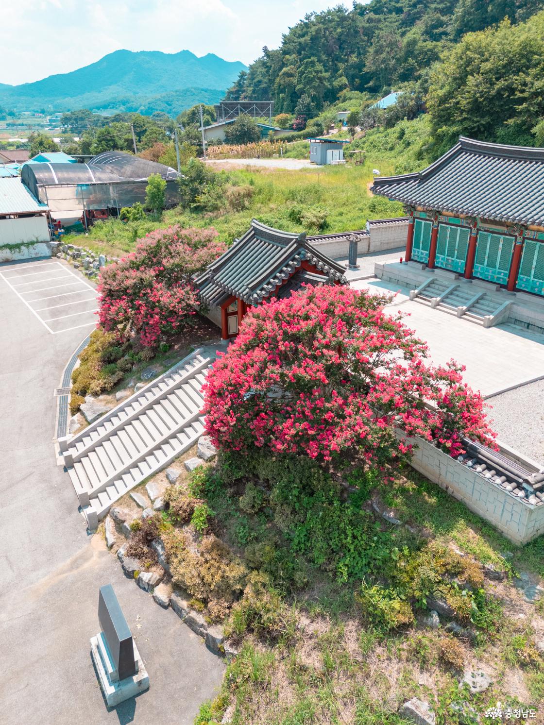 아산시 모선사 전경 사진