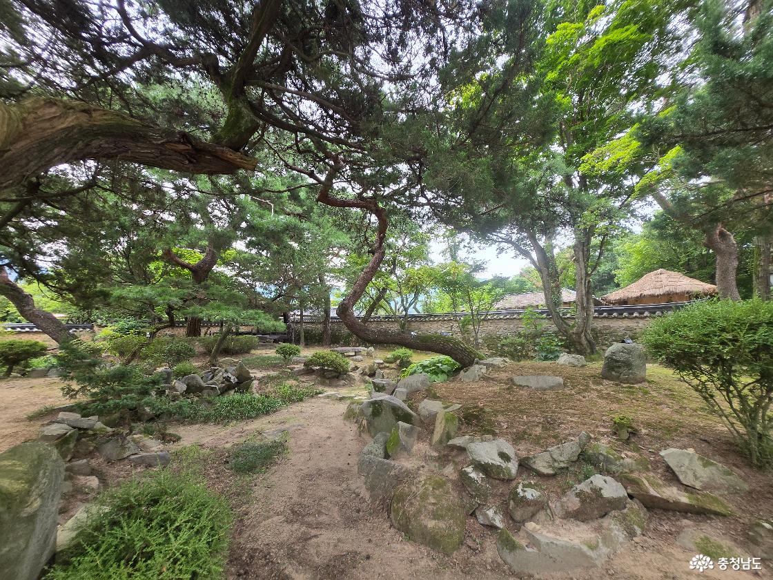 건재고택 내부 정원