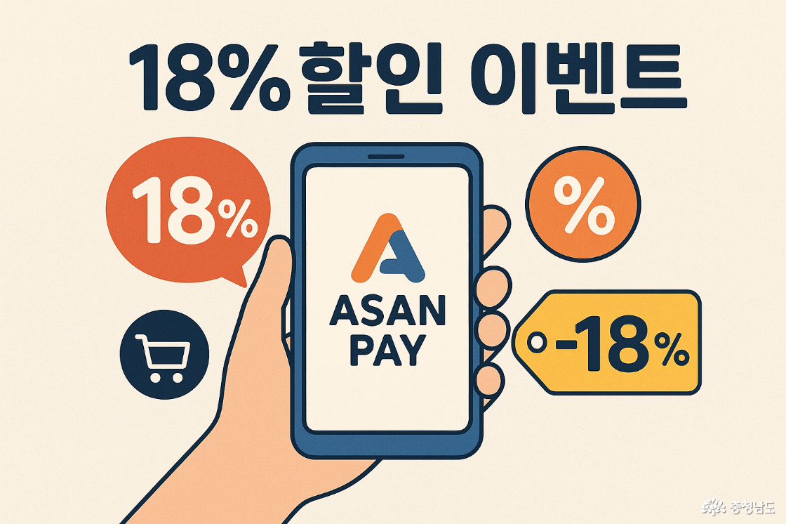 아산페이 18% 할인 이벤트