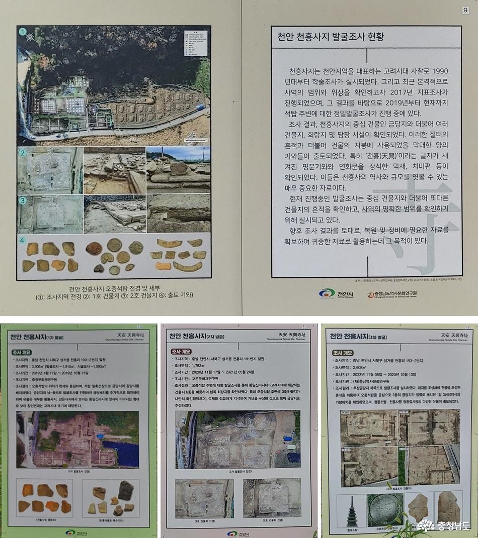 천안 천흥사지 발굴조사 및 1~3차 발굴과정 현황