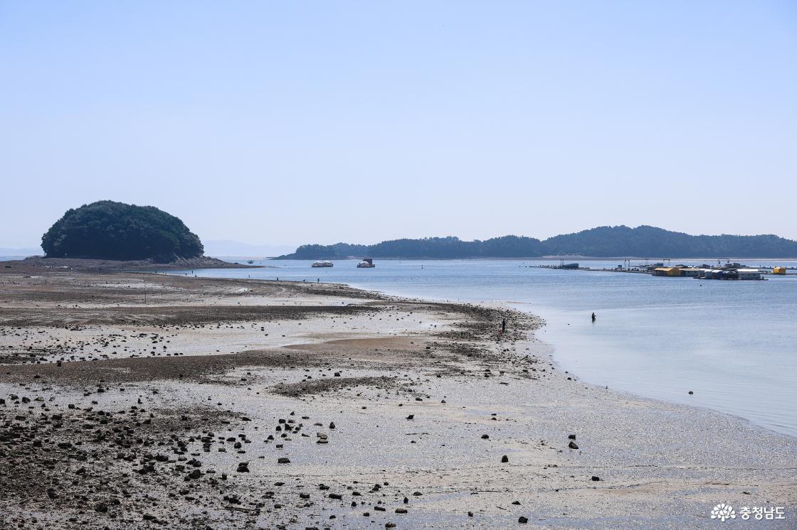 한적한 바닷가