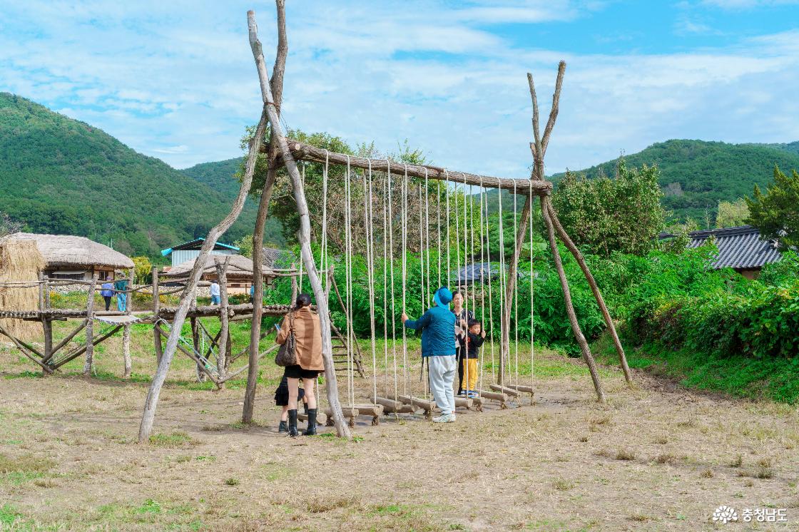 외암민속마을 짚풀문화제 전경