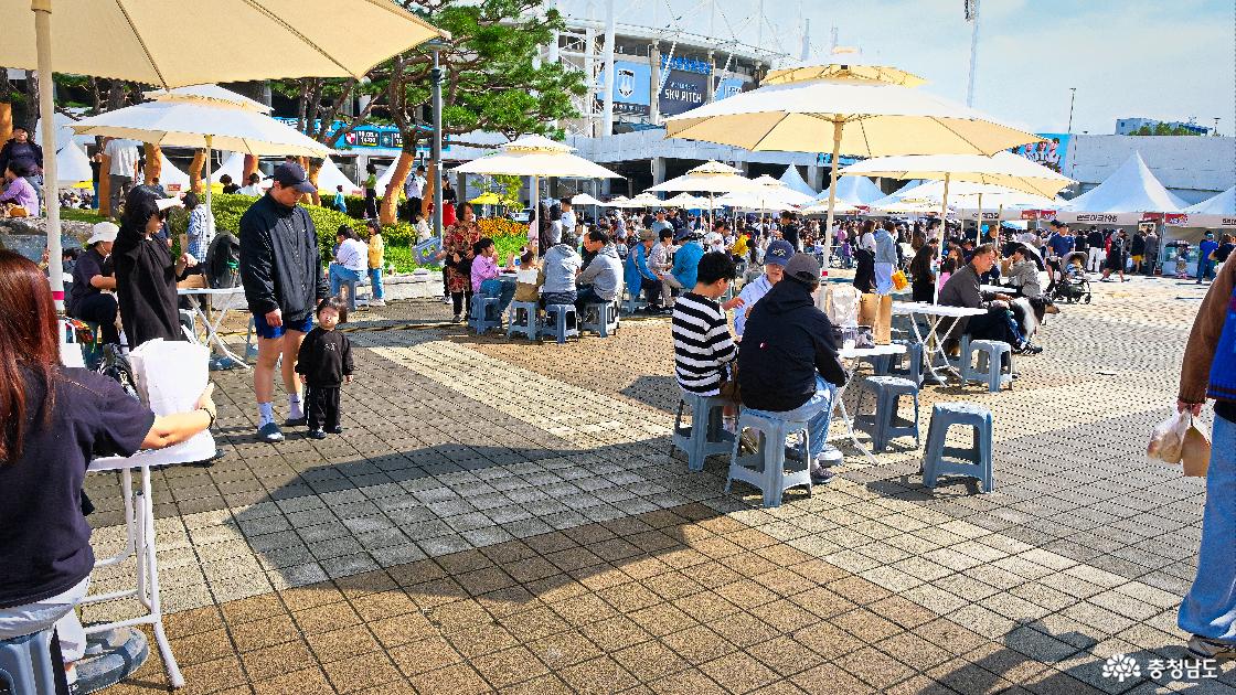 행사장 내 마련된 휴식 공간