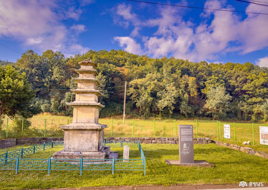 천흥사지 오층석탑 