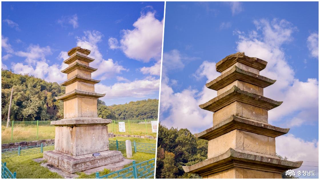 천흥사지 오층석탑 