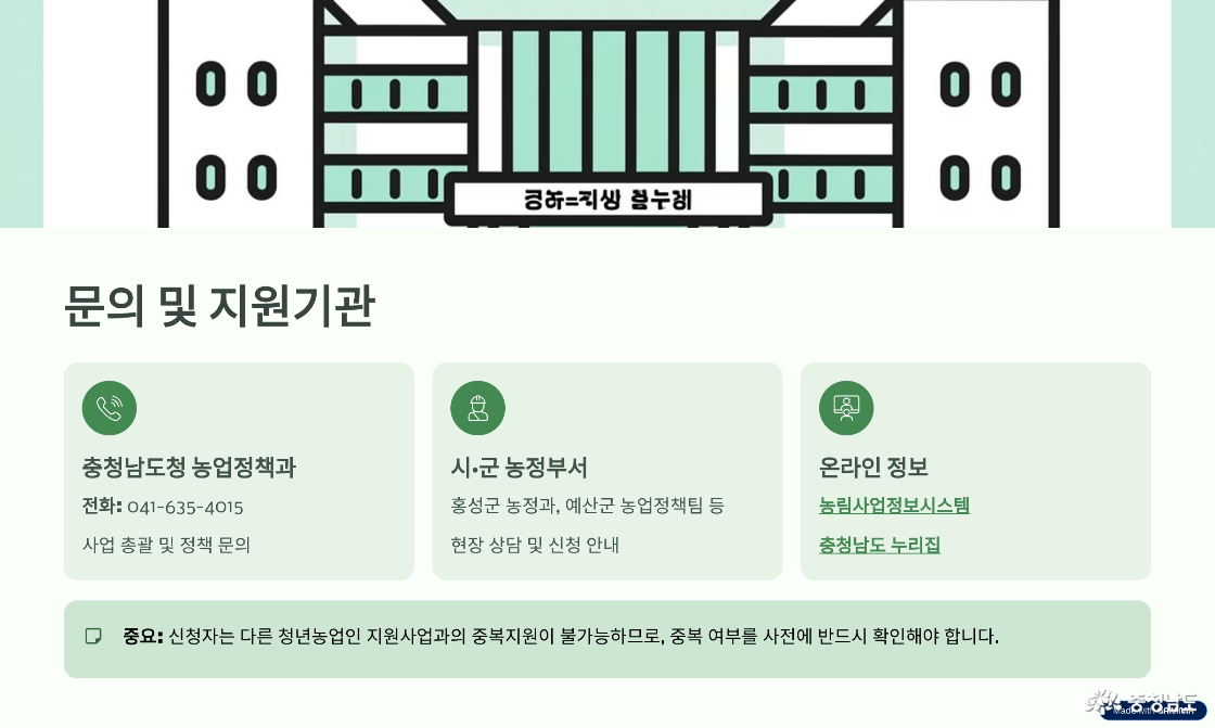 문의 및 지원 기관