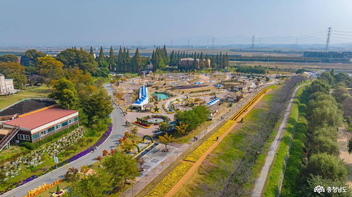 합덕농촌테마공원 항공샷