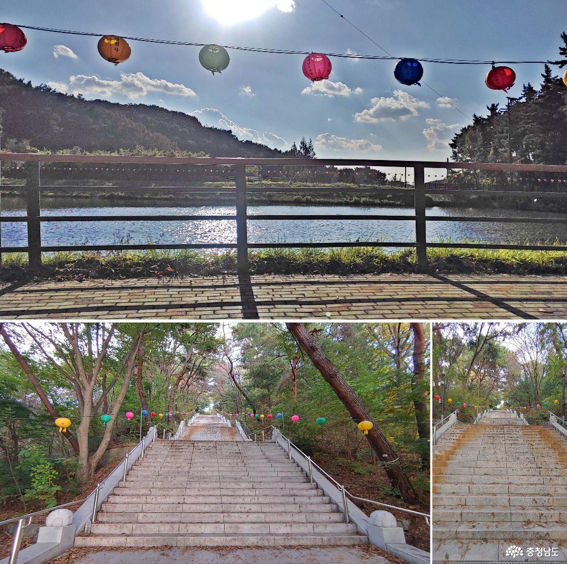 연화지 / 무량공덕 계단