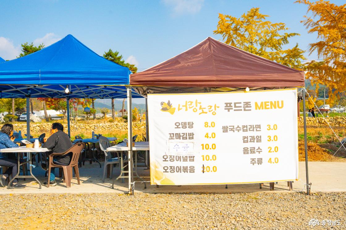 보령 청라은행마을 가을의 전설 시작