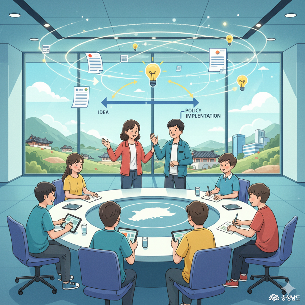 청소년 정책 제안대회 그래픽 이미지