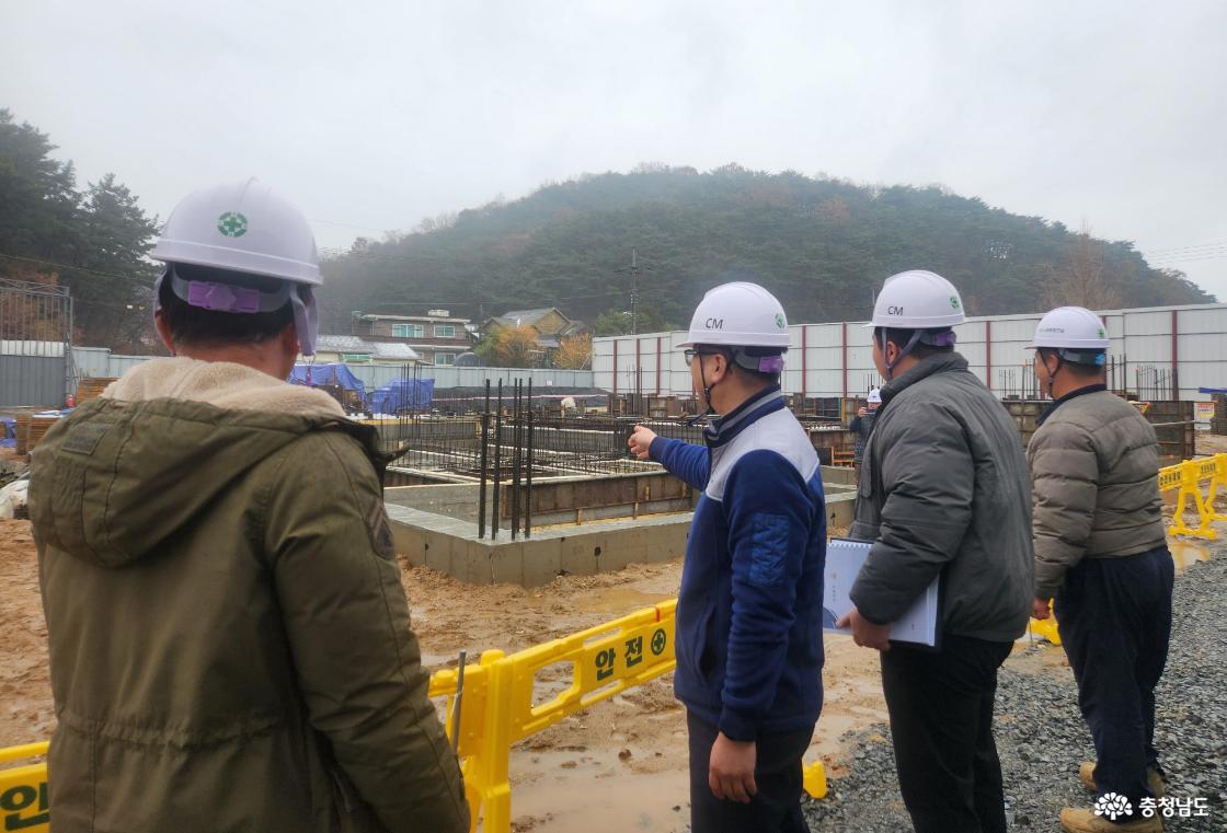 지난해 동절기 대비 건설 현장 품질·안전점검 모습