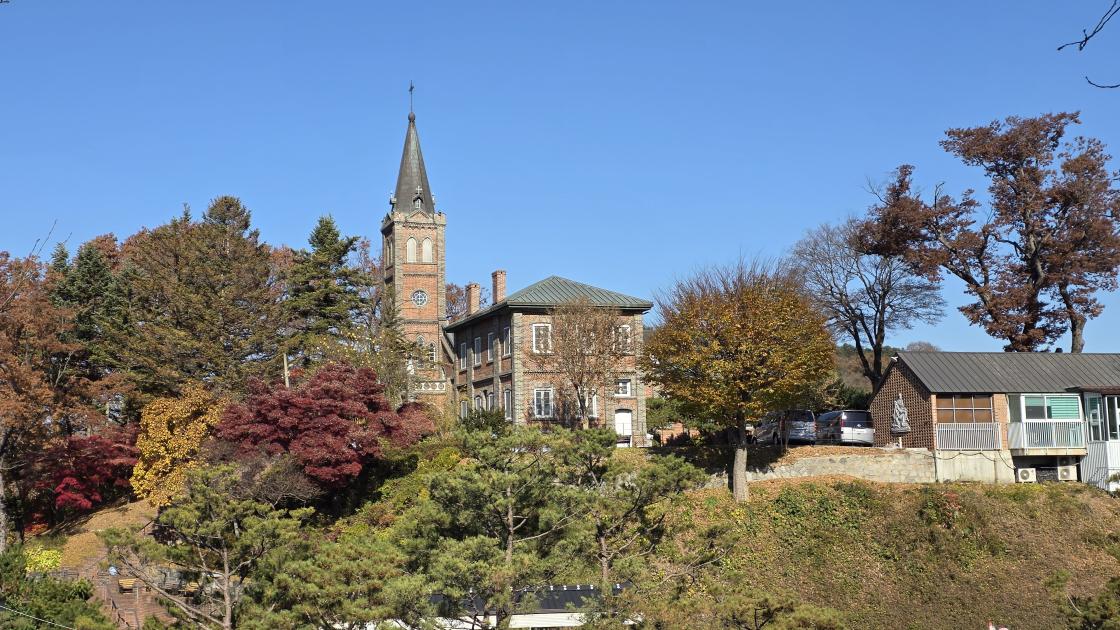 충청남도 역사박물관에서 볼 수 있는 풍경, 가을 하늘로 물들었다