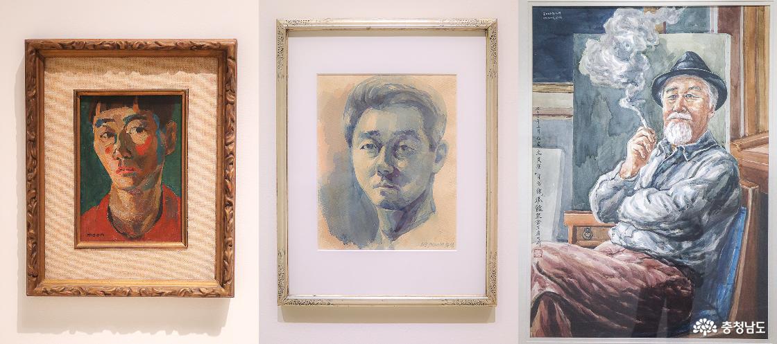 ▲ 문우식 <자화상> 1955, 1968, 2000