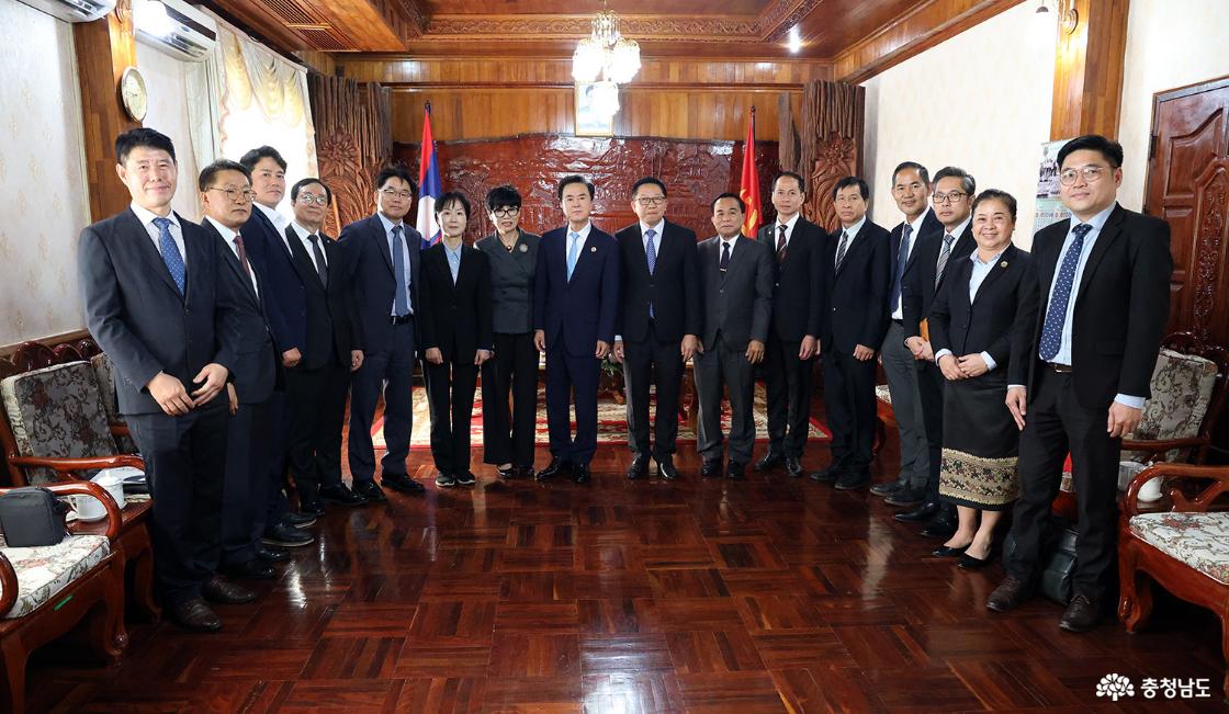 라오스 농업환경부 장관 접견