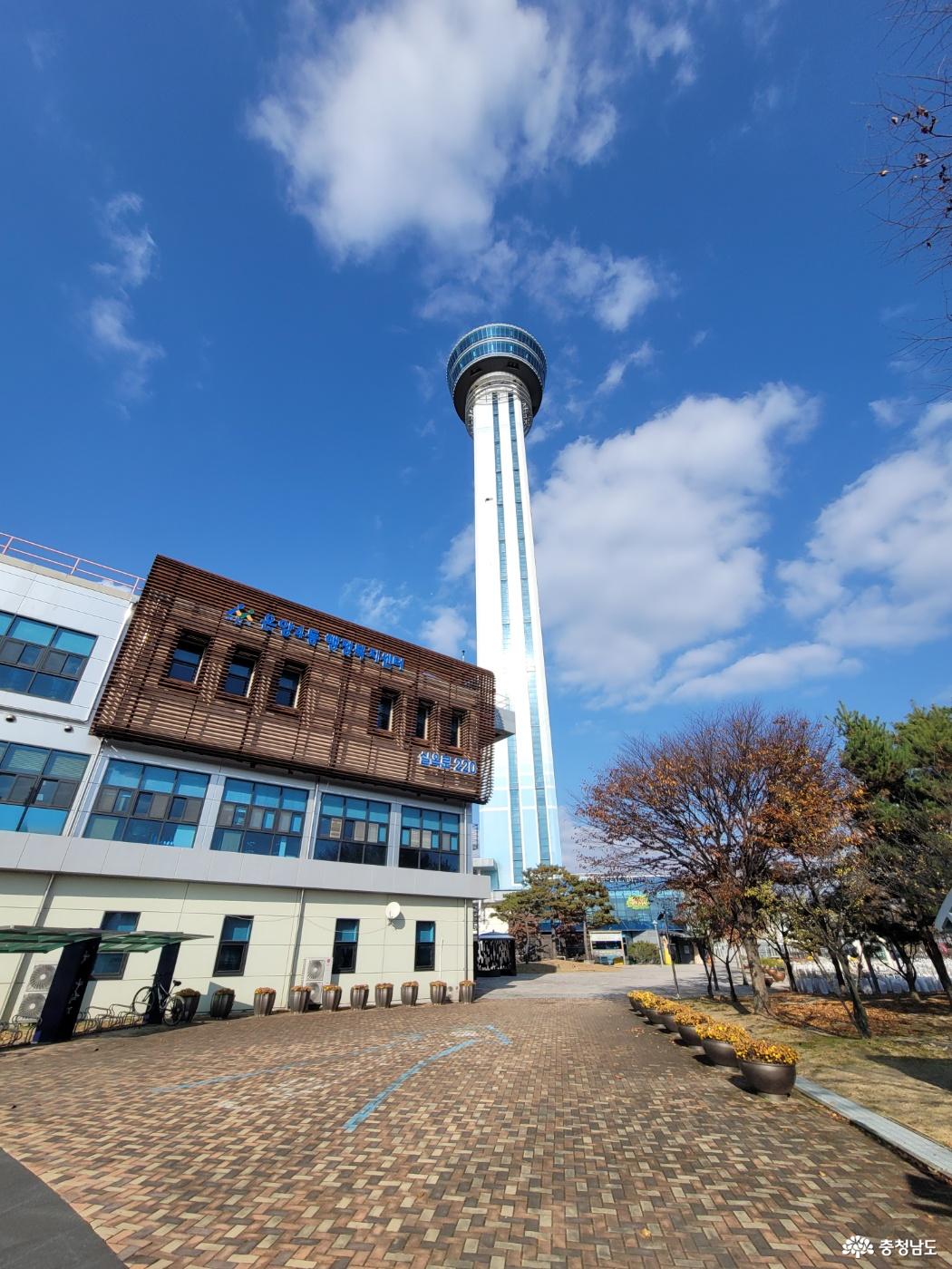 입장료 500원으로 즐기는 360도 전망, 아산 그린타워 전망대