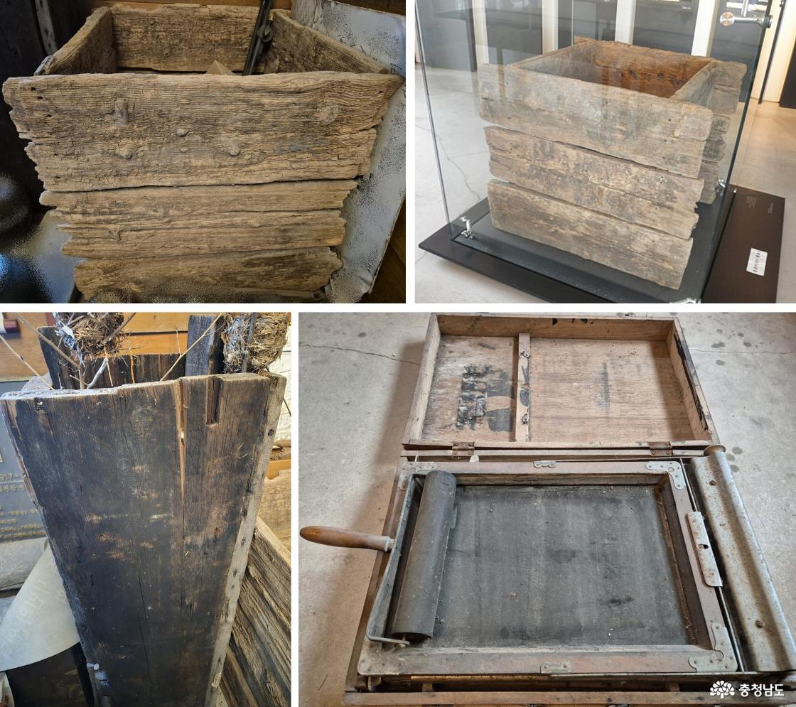 천안에 보관 중인 우물 / 서울에 보관 전시 중인 우물 / 우물 굴뚝 / 동주 어린이가 사용하던 등사기