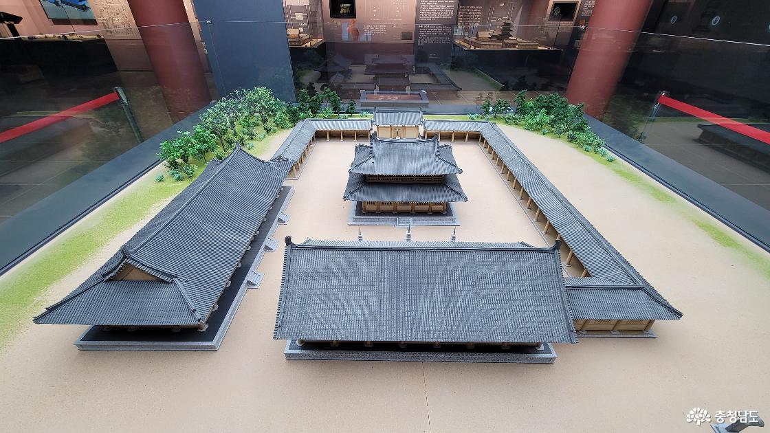 천년역사 보령 성주사지 복원조감도. (후면) 