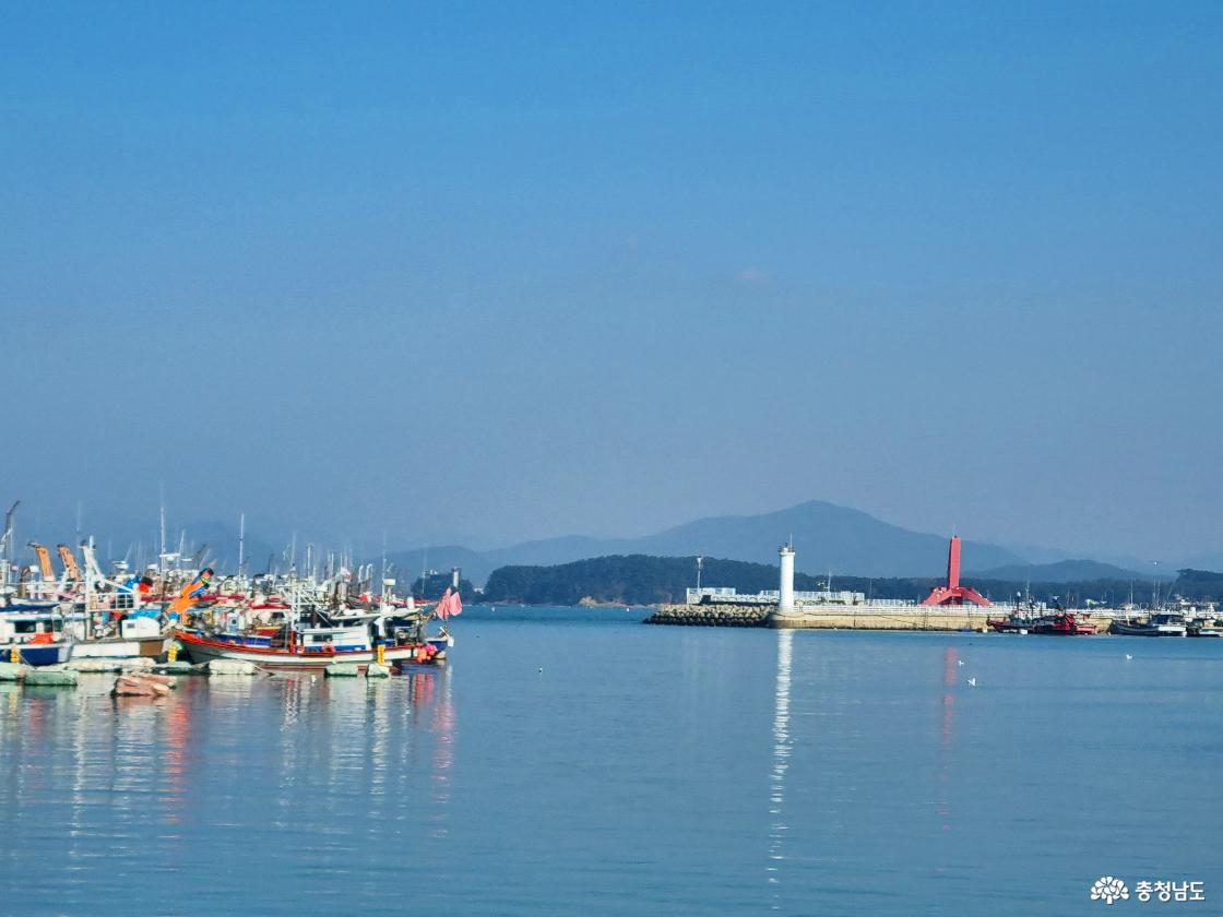 서천 홍원항, 등대 산책로에서 보이는 풍경