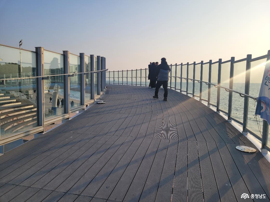 겨울의 대천 해수욕장