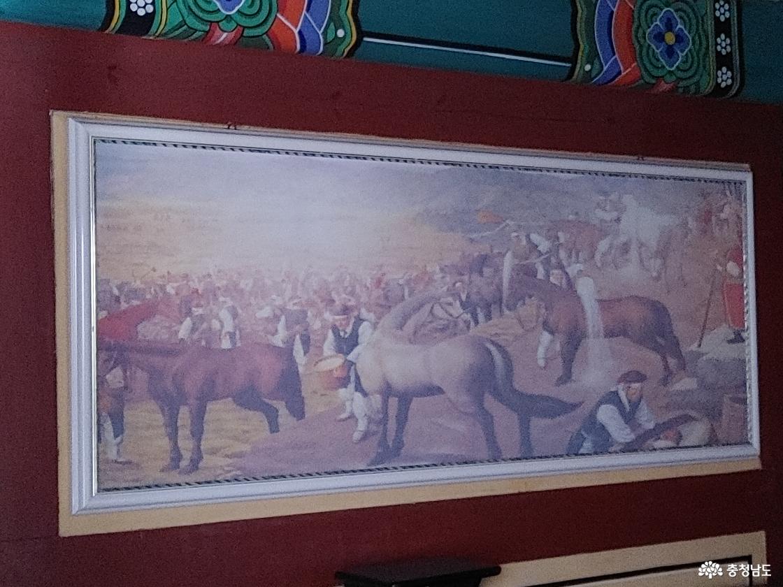 전투 모습을 그린 그림