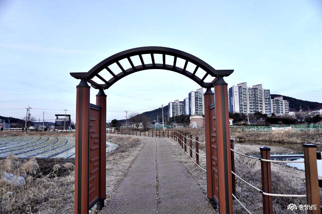 풍전저수지 둘레길 1구간 시작점