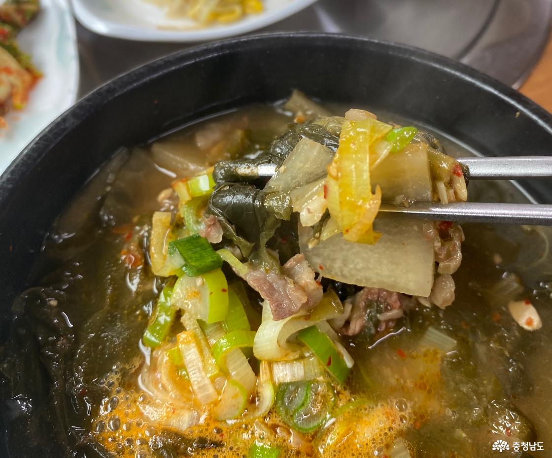 복수 할매한우 우거지 한가득