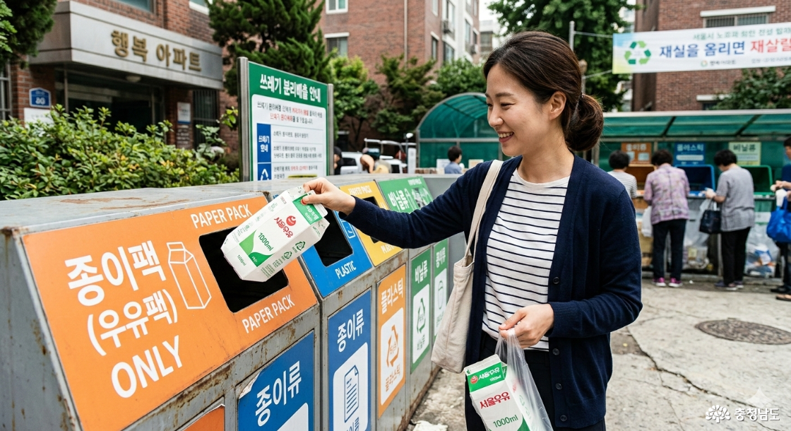 2026년 상반기 의무화되는 '우유팩 전용 수거함' 설치, 알고 계신가요?