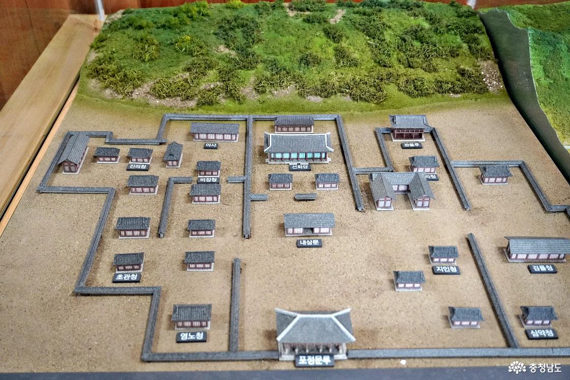 축소모형으로 재현된 조선시대 충청감영 모습