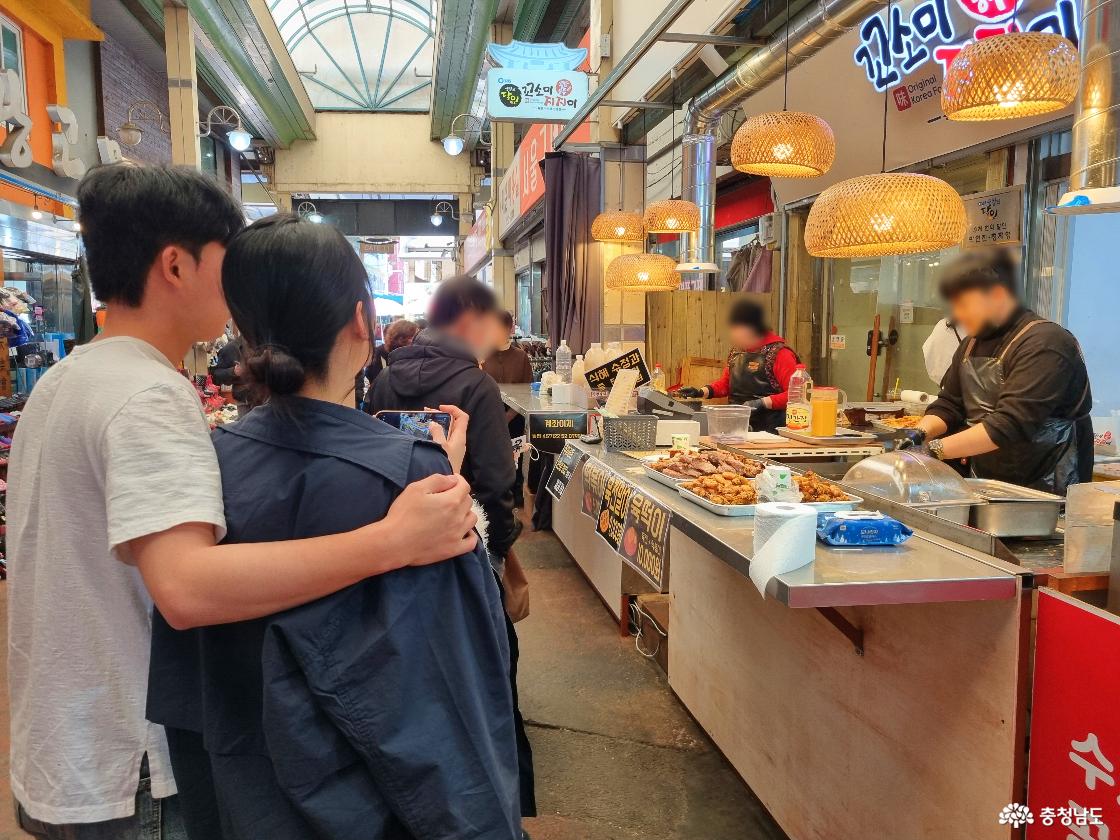 공주 산성시장 맛집 골목