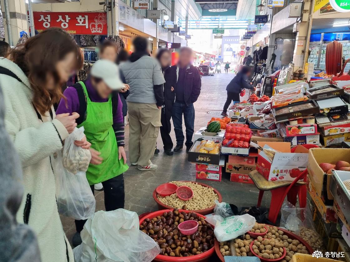 공주 산성시장 과일가게