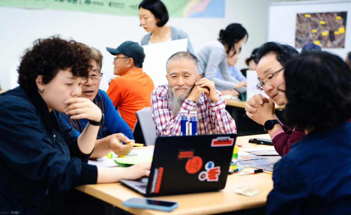 충남 공공디자인 아카데미 진행 모습