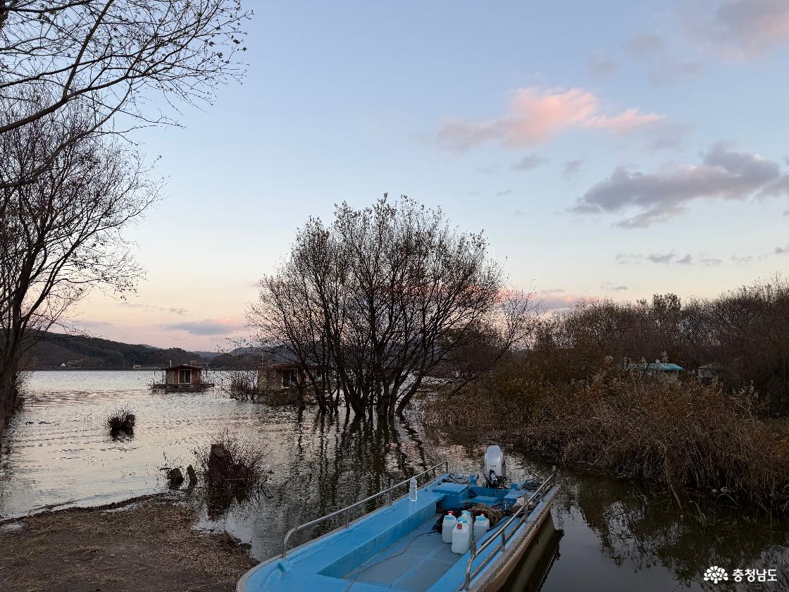 예당호 호수 뷰