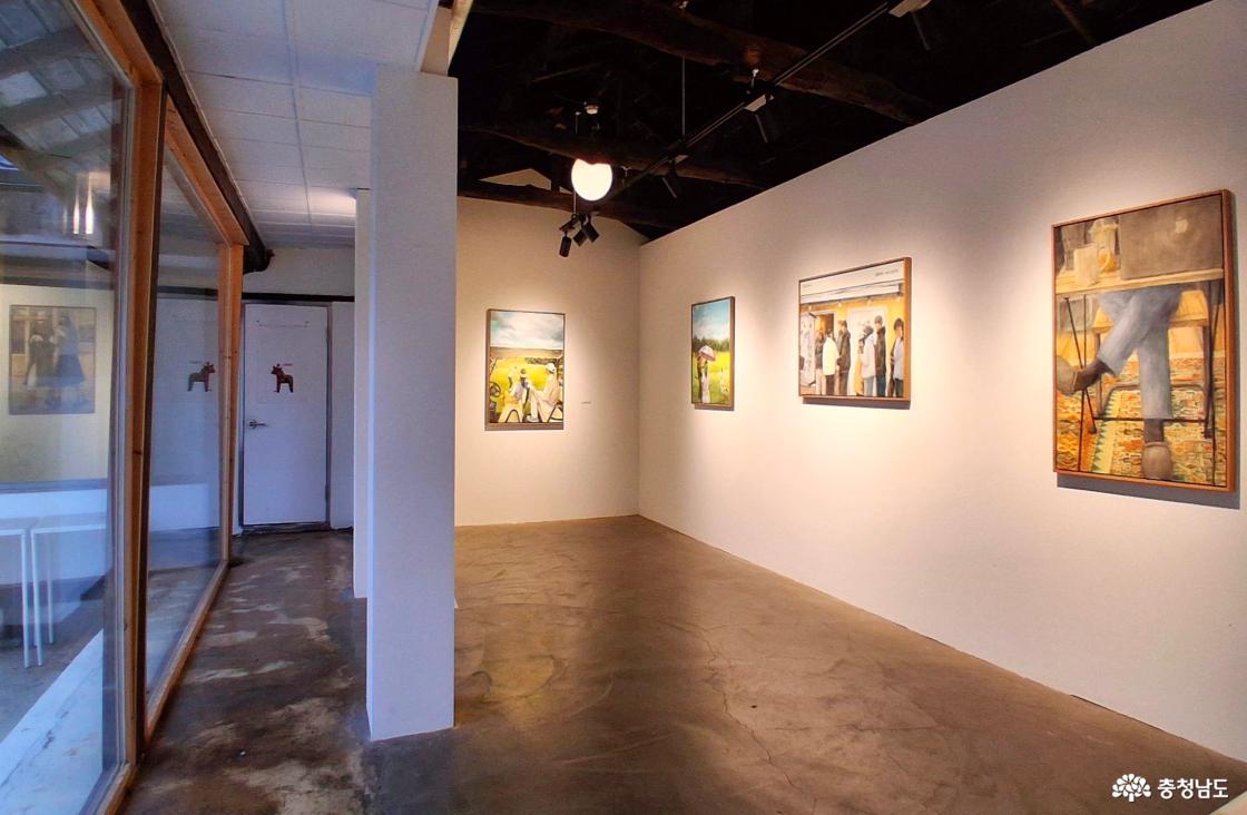 은 주 개인전《일상의 온도》 전시 풍경 1