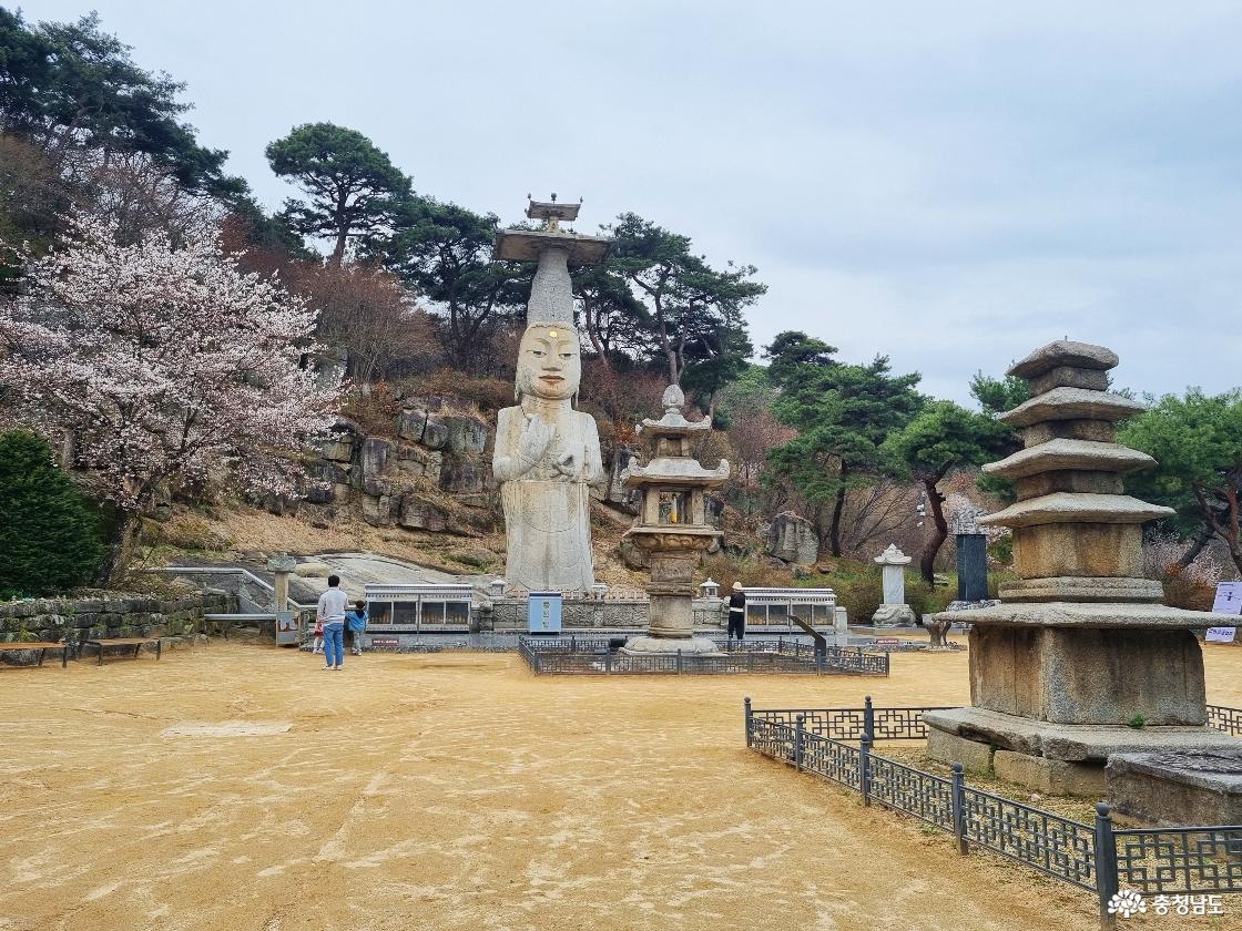 논산 벚꽃 일번지, 관촉사