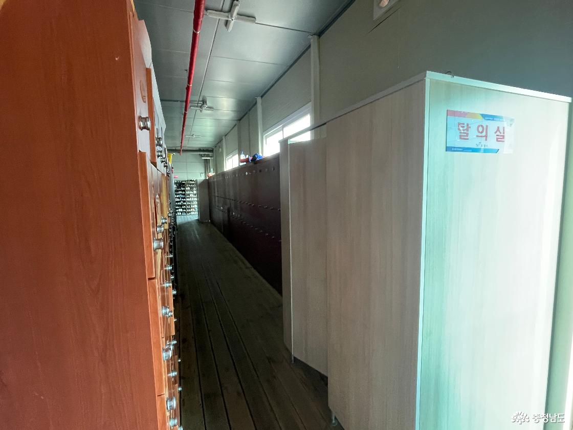 보령국민체육센터 2층 물품보관대