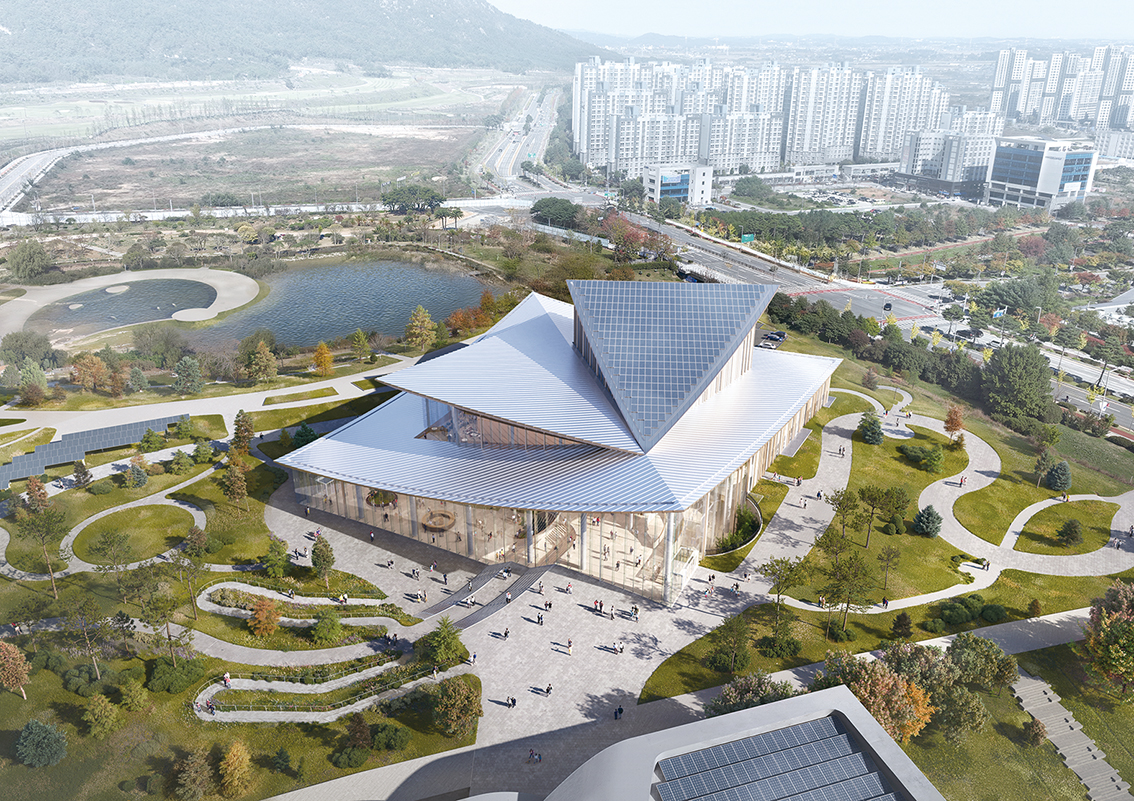 충남 예술의 전당 조감도.