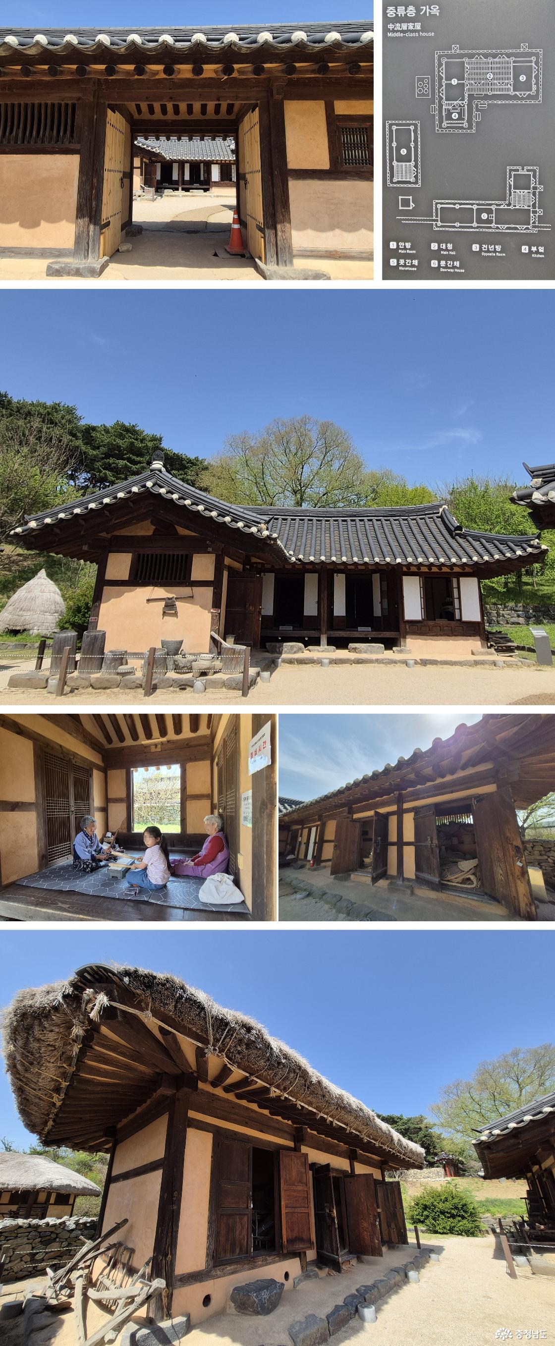 중류층 가옥 대문 / 안채 / 다듬이질 무료 체험 / 문간채 / 곳간채