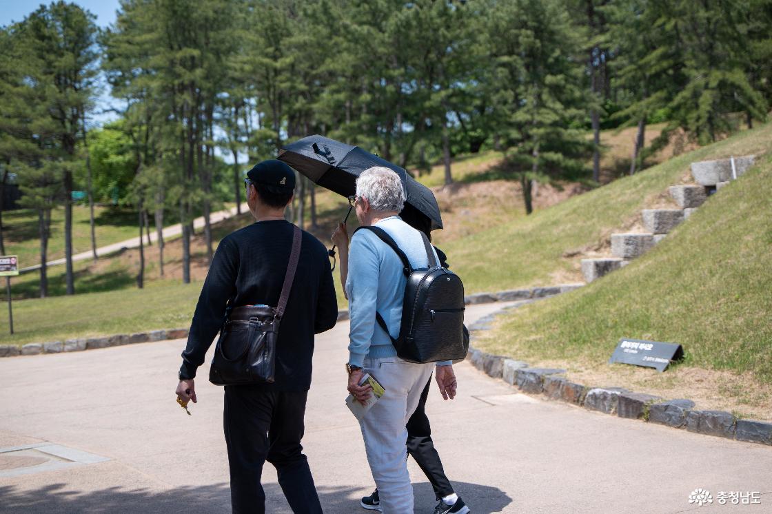 왕릉원 주변 산책길