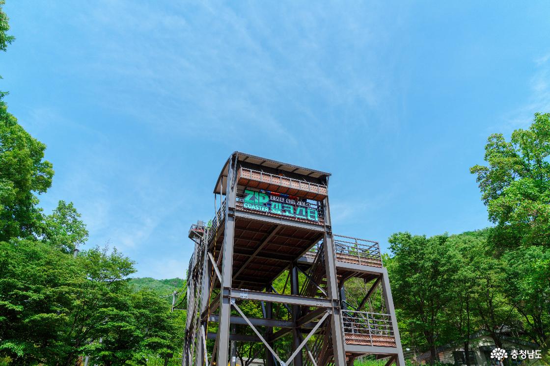 태조산산림레포츠단지 전경