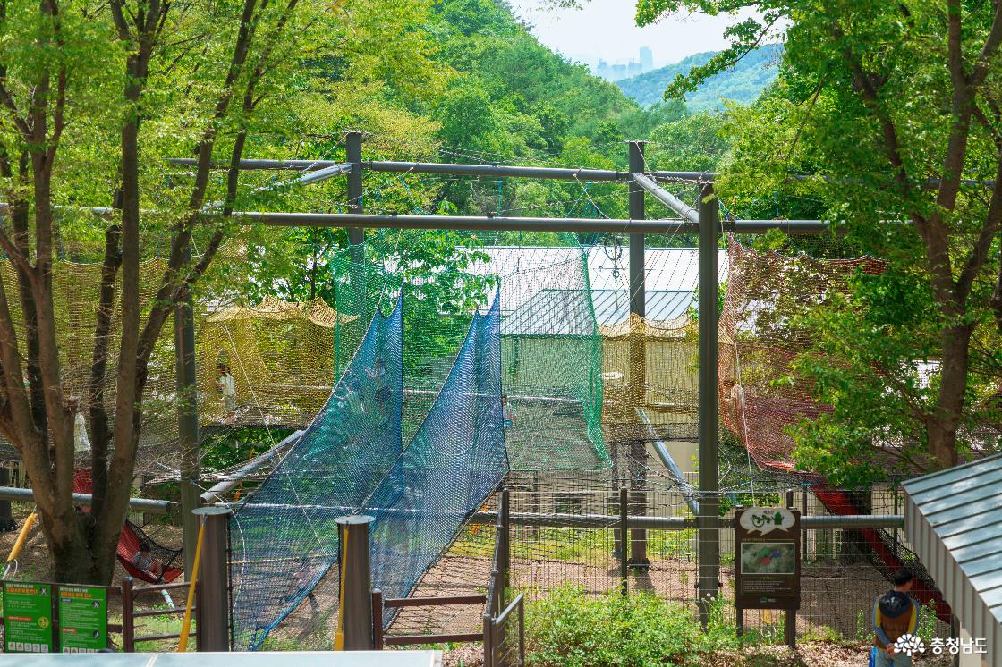 태조산산림레포츠단지 전경