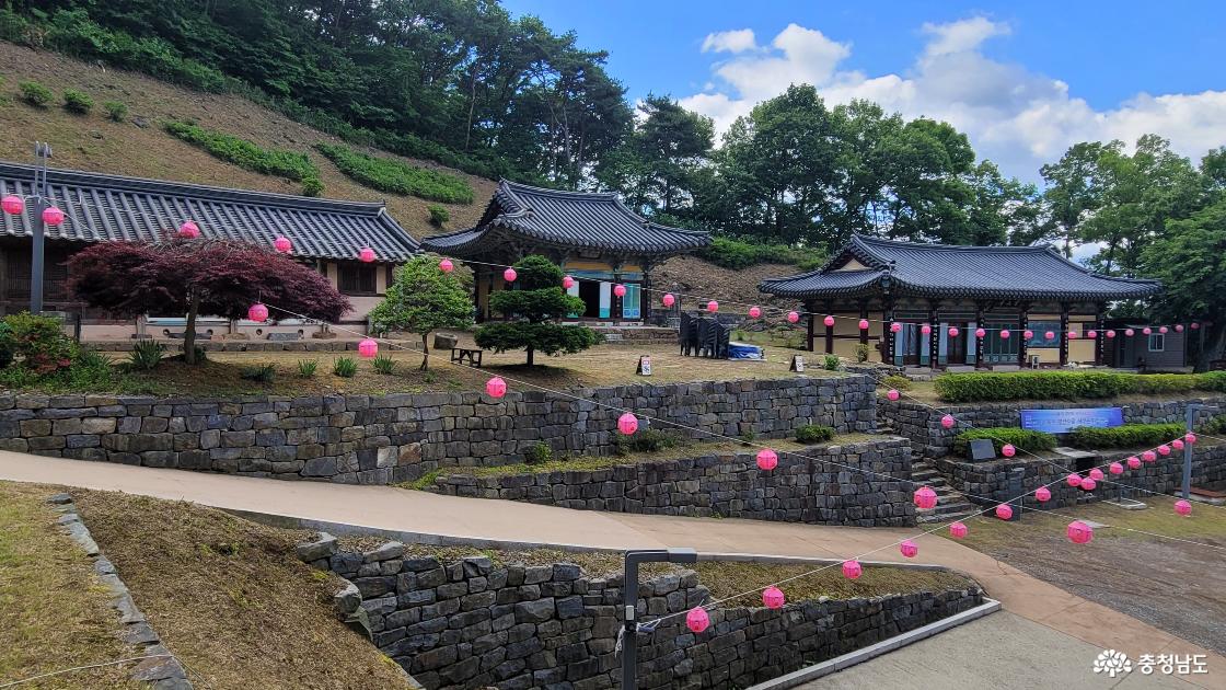 천년고찰 홍성 고산사 전경.