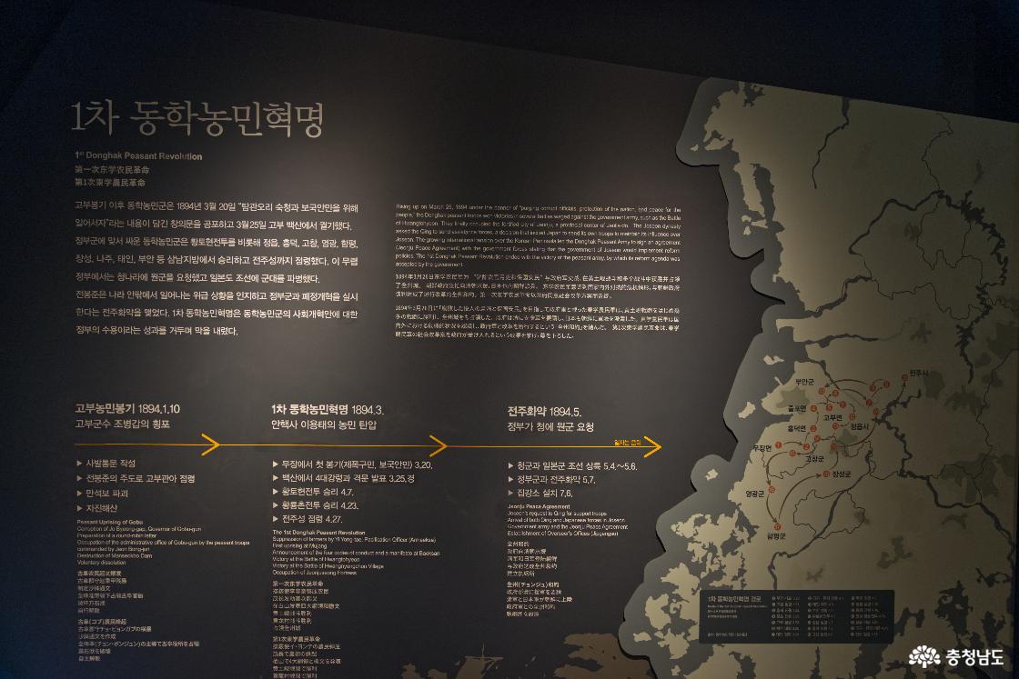 1차 동학농민혁명에 대한 연표와 이야기
