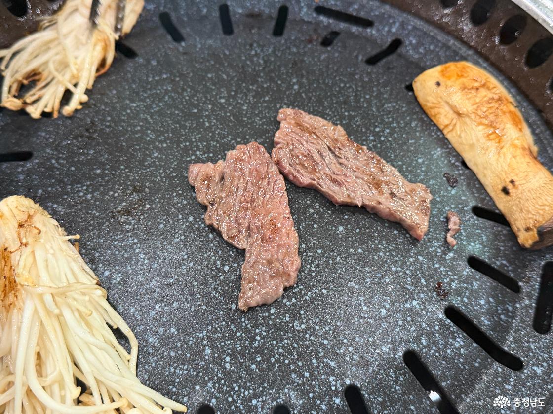 노릇노릇 맛있게 구워진 등심