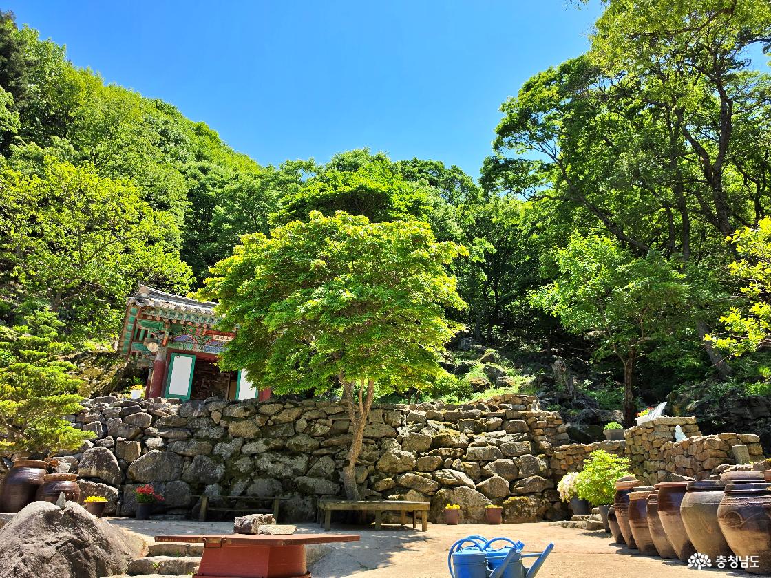 오서산 정암사 부근