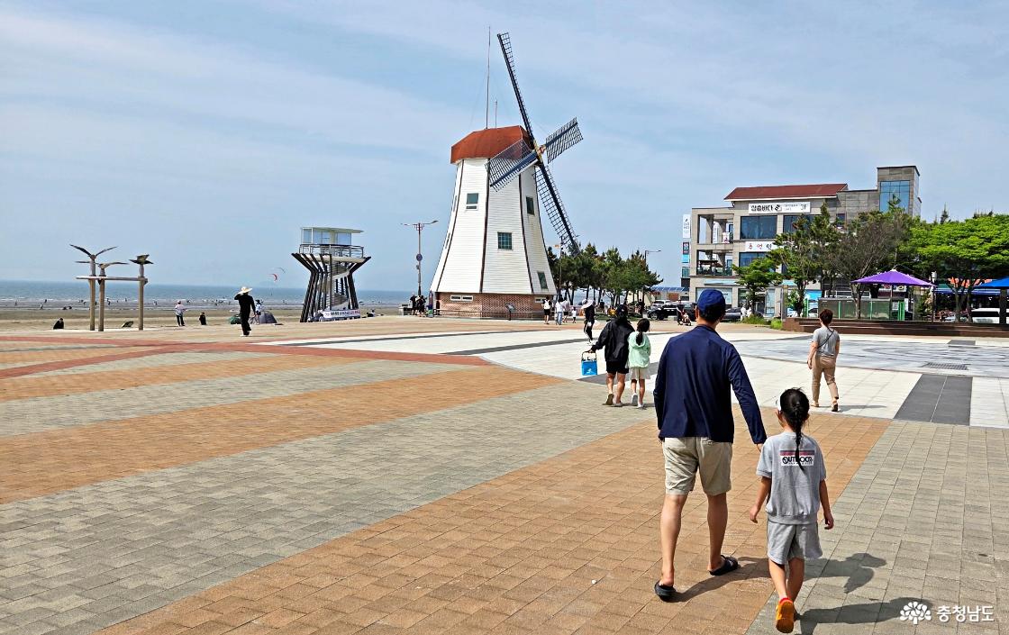서천 춘장대 해수욕장 풍경 