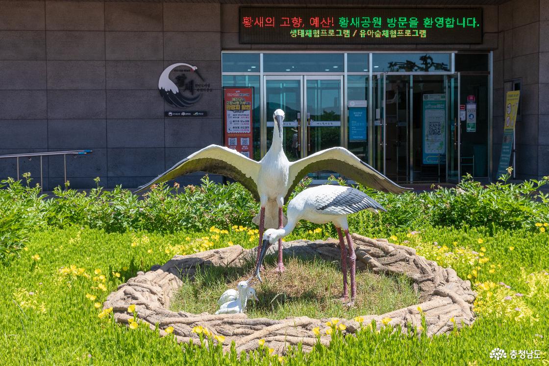 5 황새 가족의 둥지 조형물