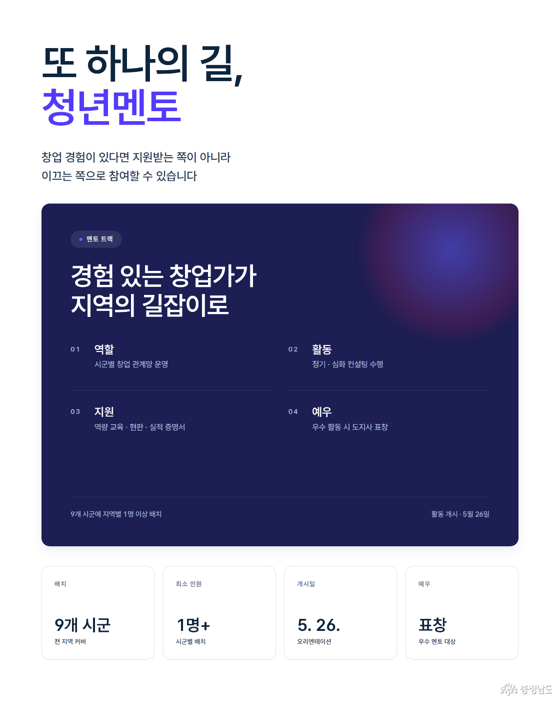 청년멘토 트랙