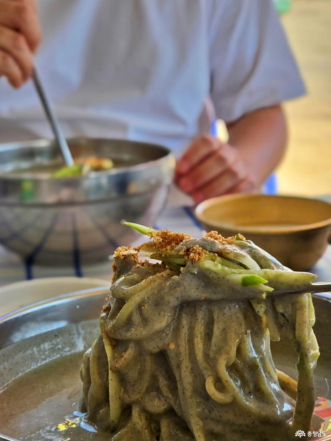 면천또봄 축제장 내 식당 콩국수